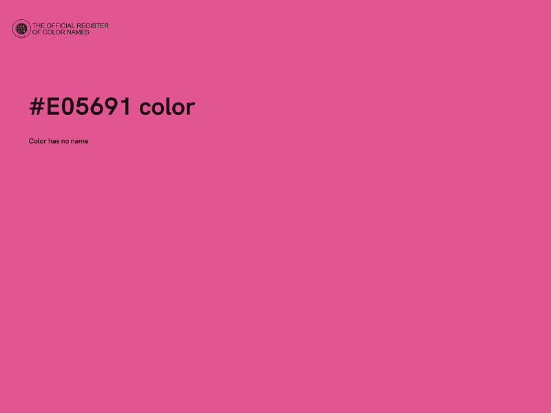 #E05691 color image