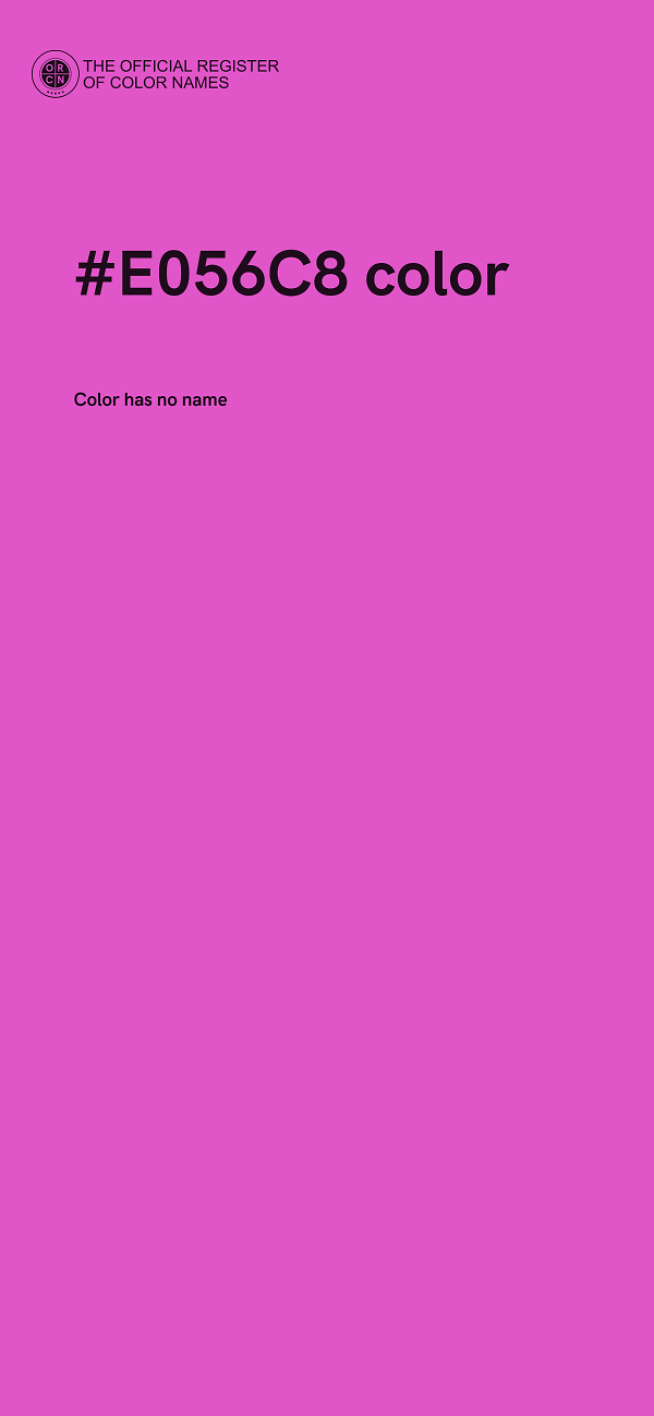 #E056C8 color image