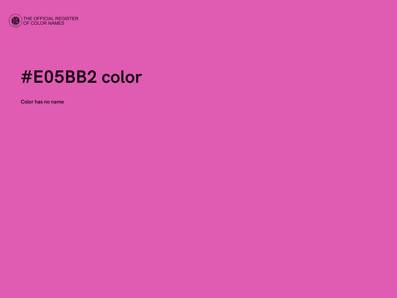 #E05BB2 color image