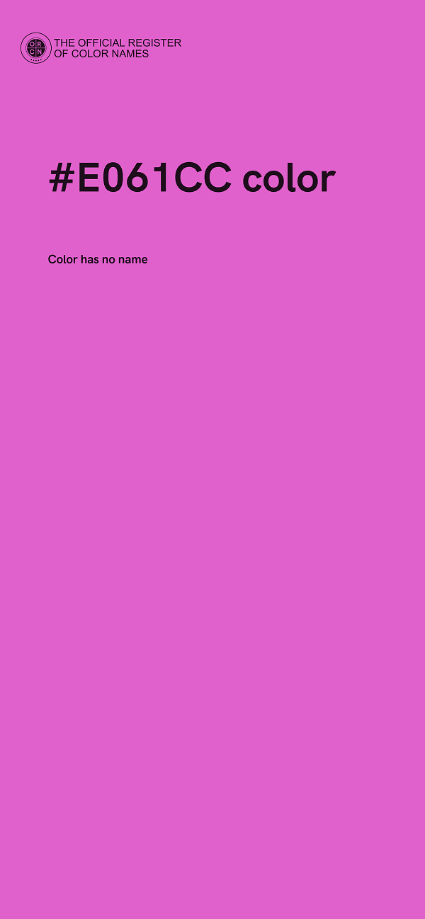 #E061CC color image