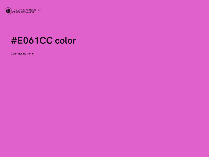 #E061CC color image