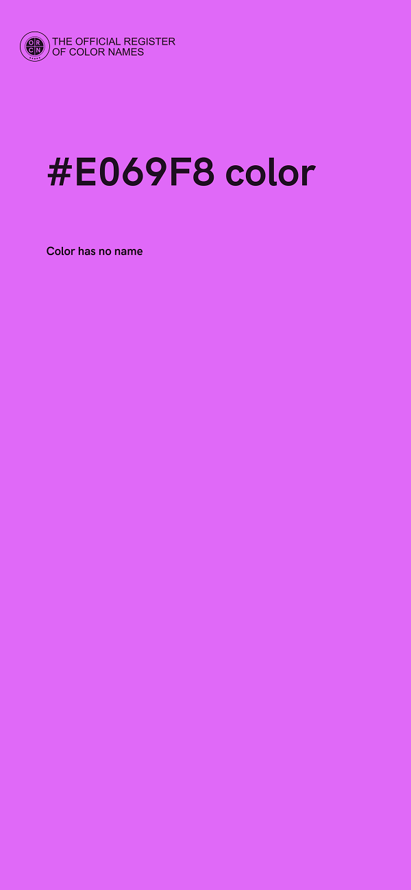 #E069F8 color image