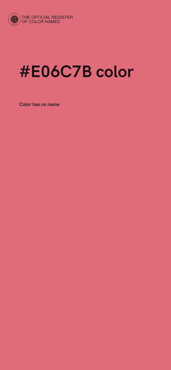 #E06C7B color image