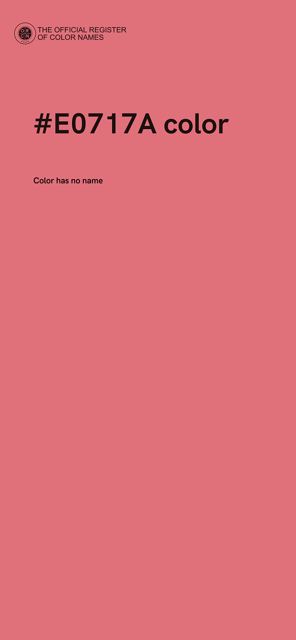 #E0717A color image