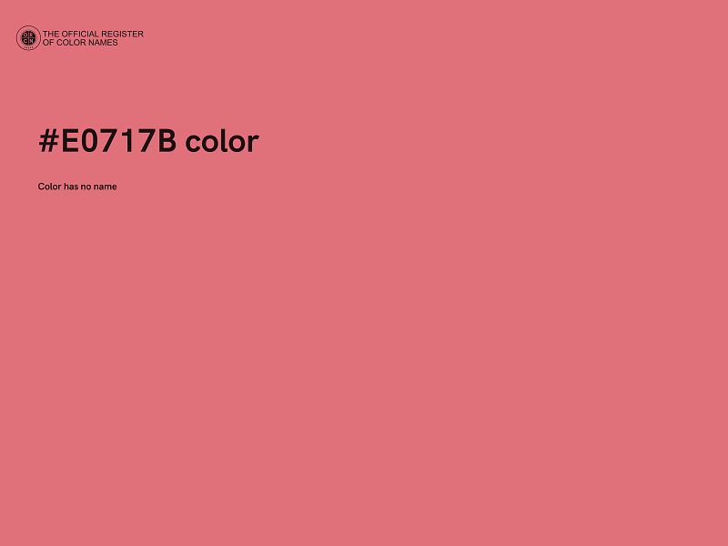 #E0717B color image