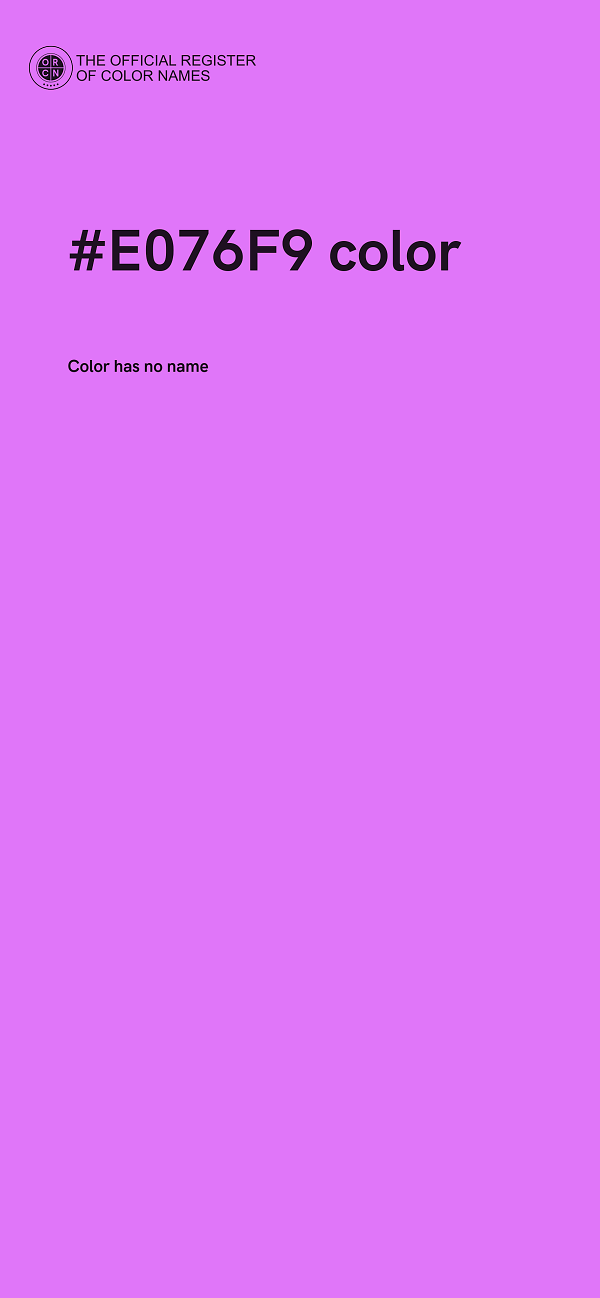 #E076F9 color image