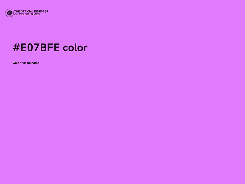 #E07BFE color image