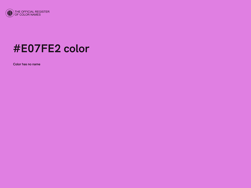 #E07FE2 color image