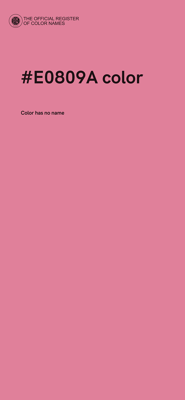 #E0809A color image