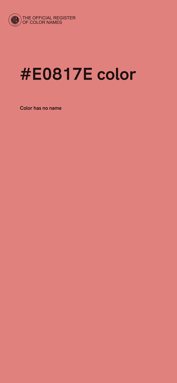 #E0817E color image