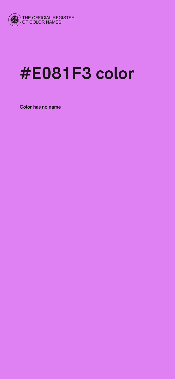 #E081F3 color image