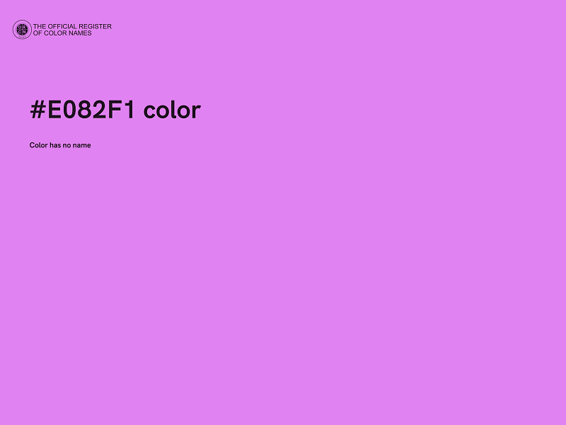 #E082F1 color image