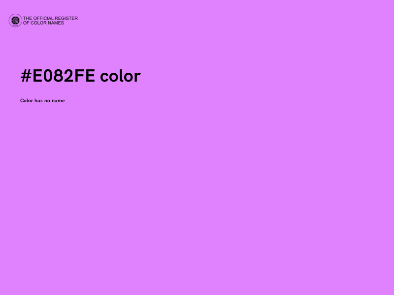 #E082FE color image