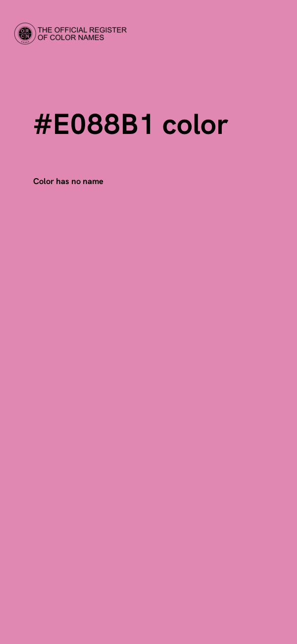 #E088B1 color image