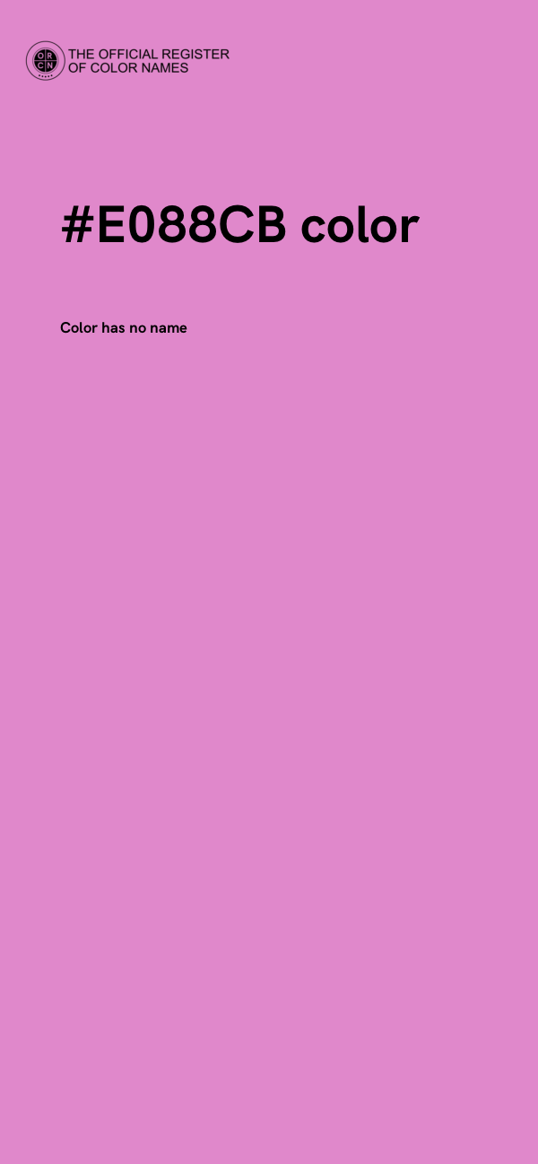 #E088CB color image