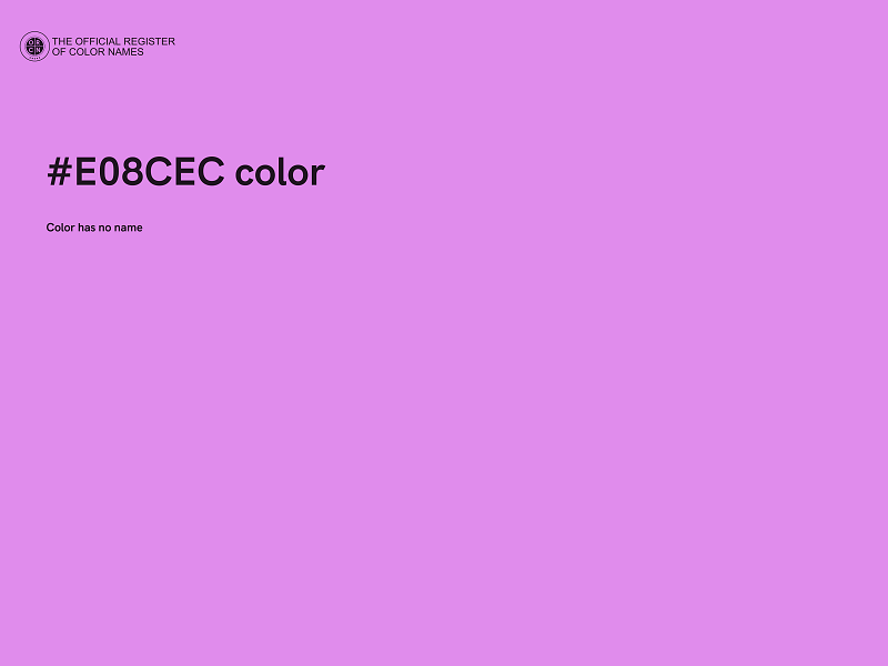 #E08CEC color image