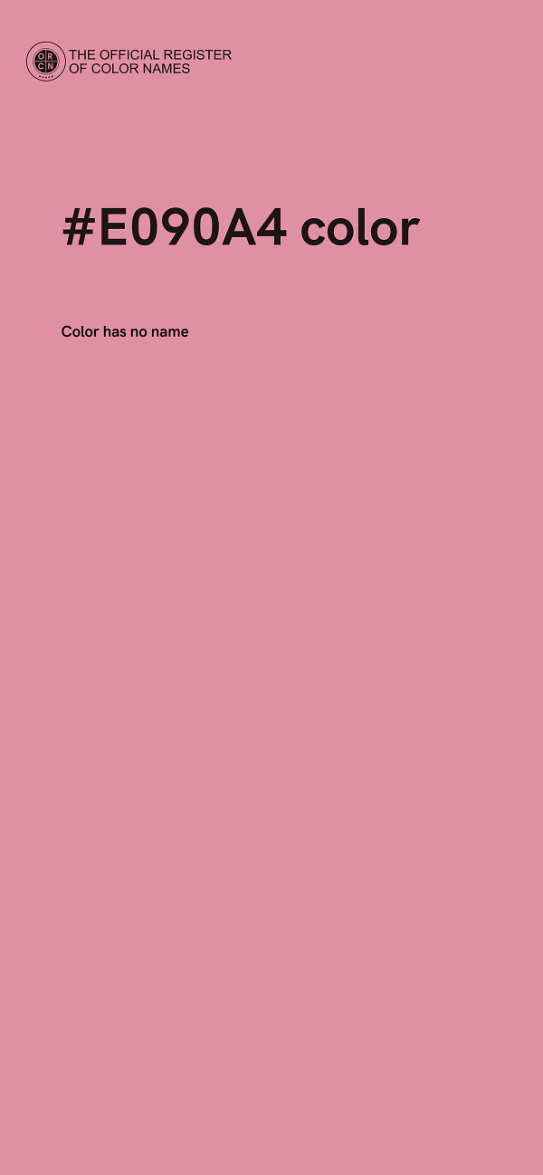 #E090A4 color image