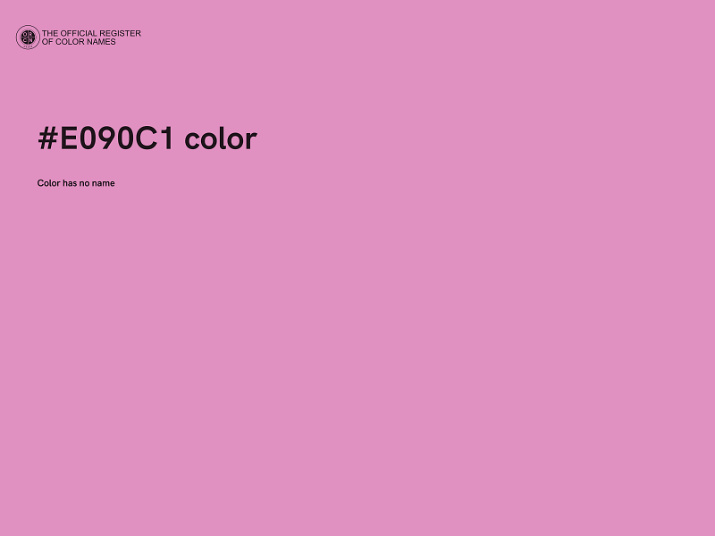 #E090C1 color image