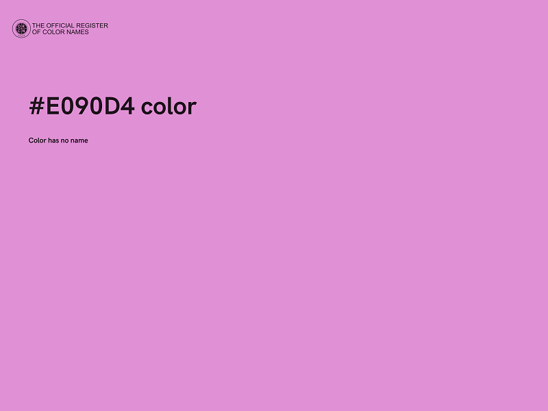 #E090D4 color image