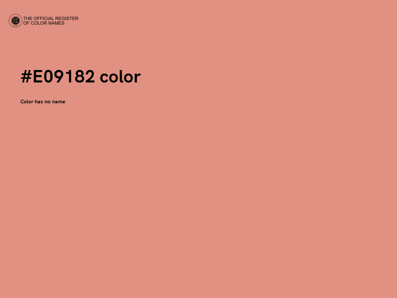 #E09182 color image