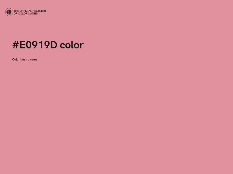 #E0919D color image