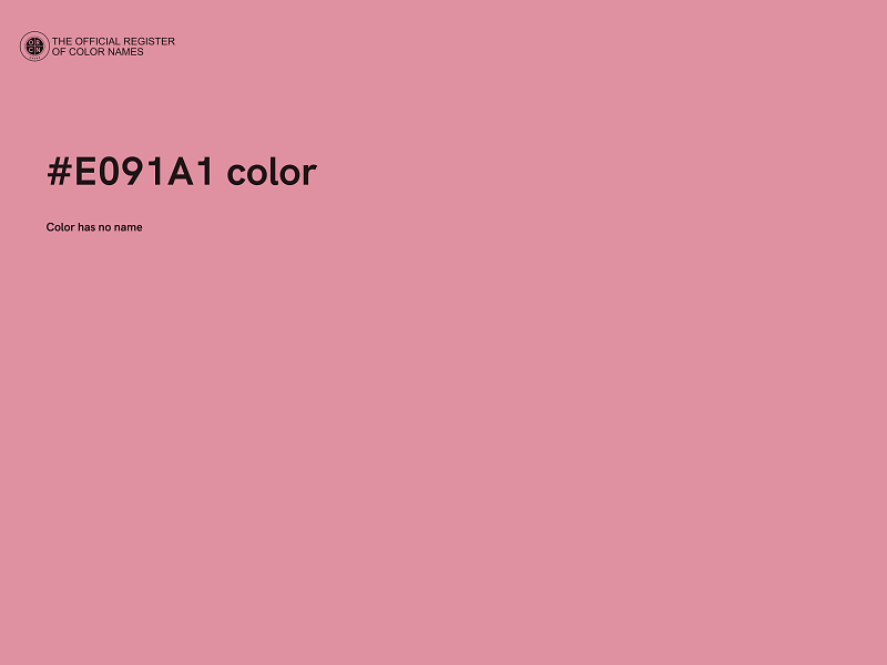 #E091A1 color image