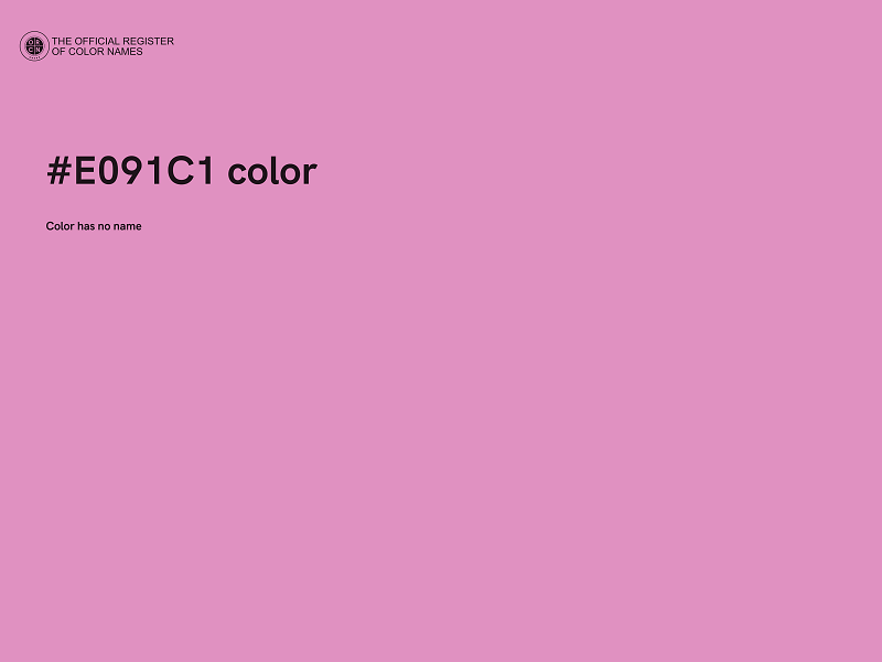 #E091C1 color image