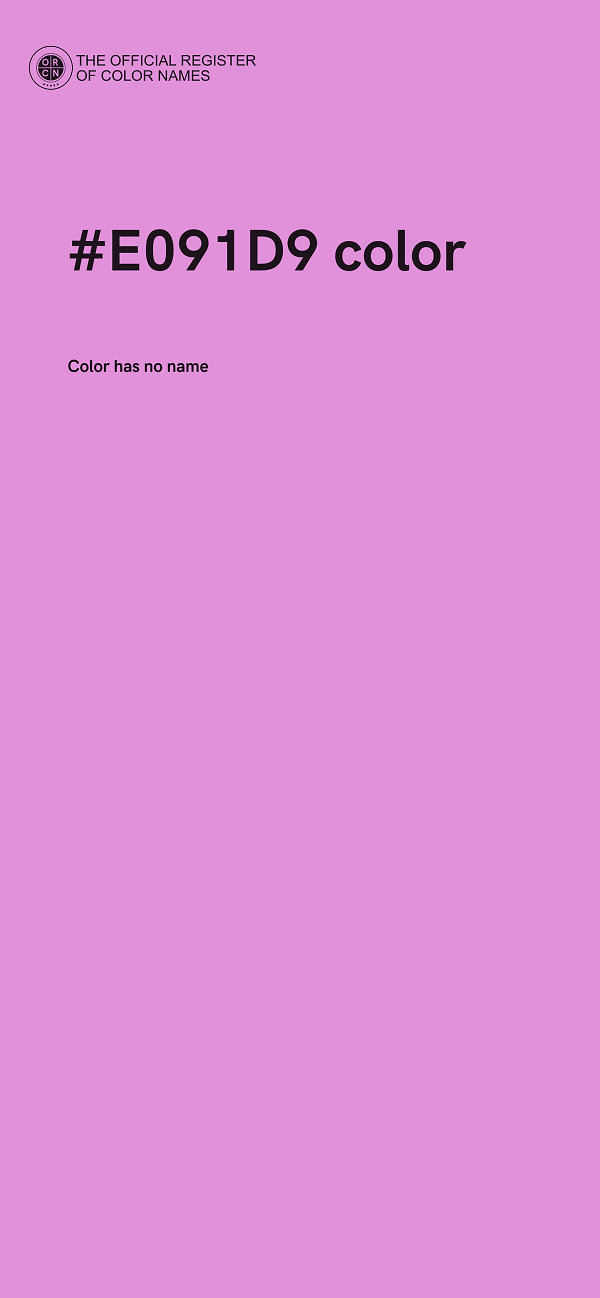 #E091D9 color image