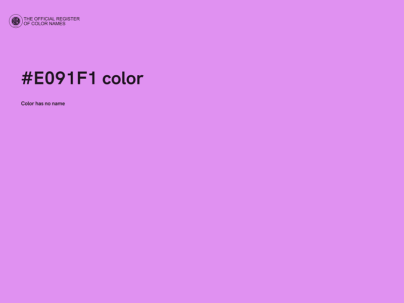 #E091F1 color image