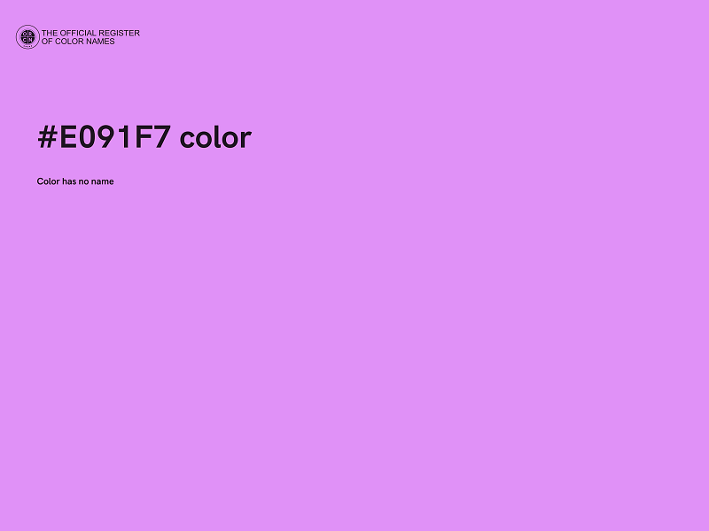 #E091F7 color image