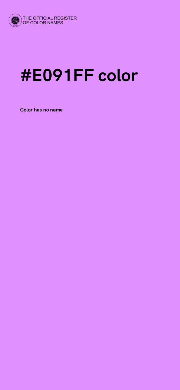 #E091FF color image