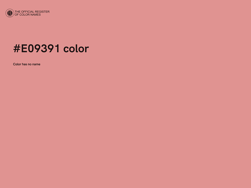 #E09391 color image