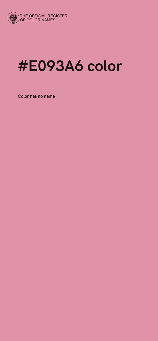 #E093A6 color image