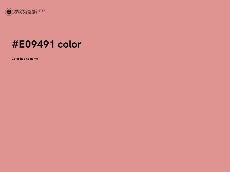 #E09491 color image