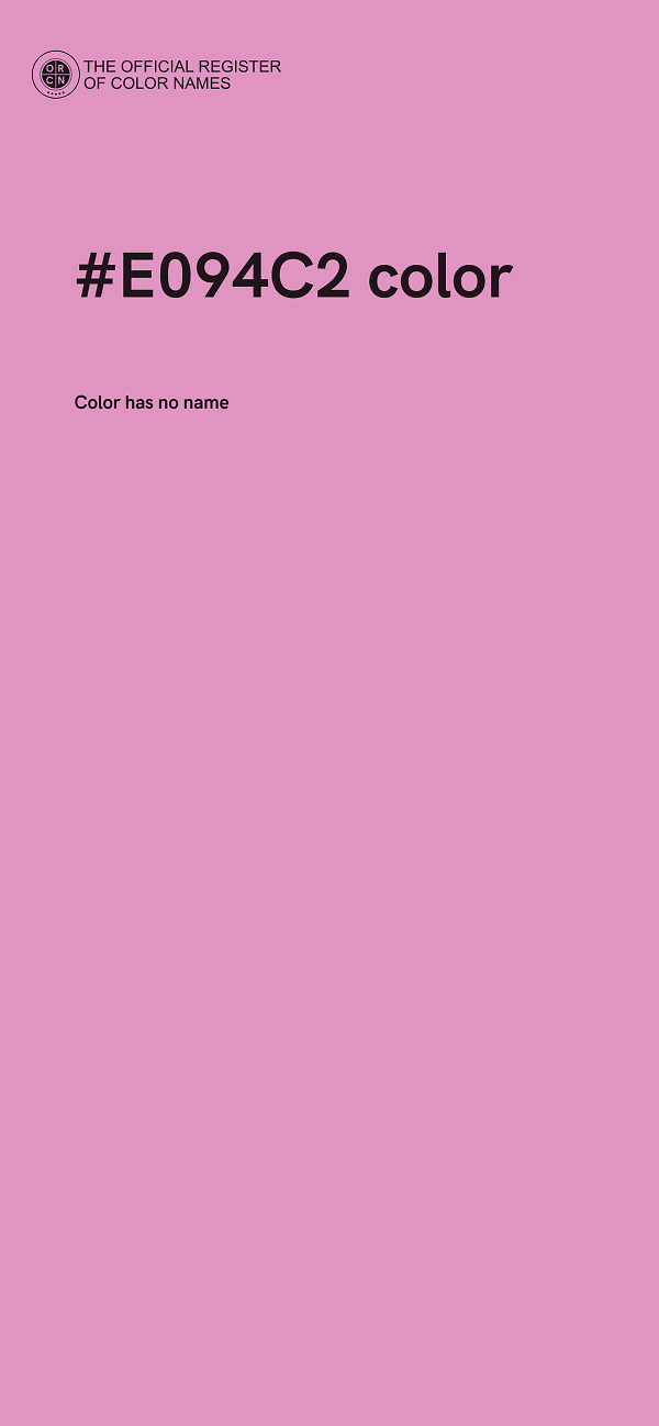 #E094C2 color image