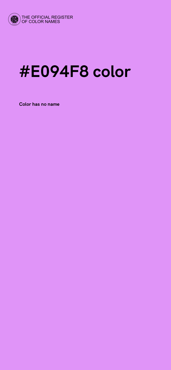 #E094F8 color image