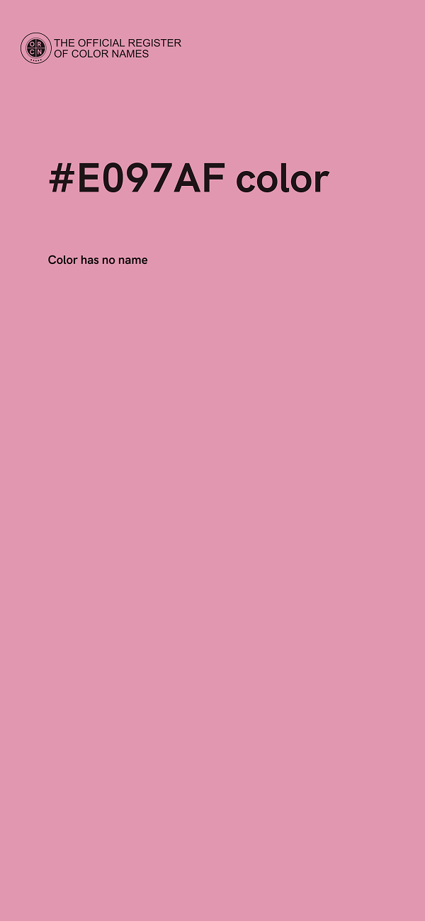 #E097AF color image