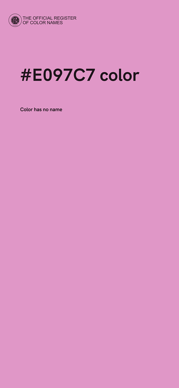 #E097C7 color image