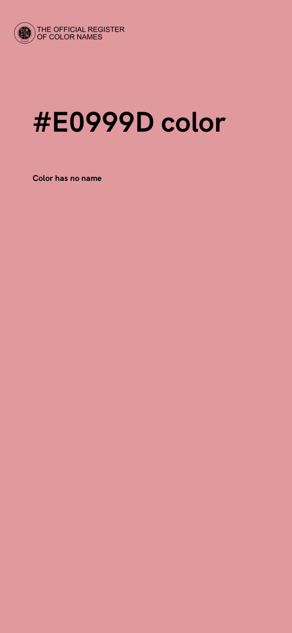 #E0999D color image