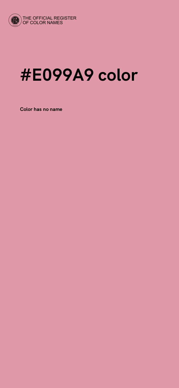 #E099A9 color image