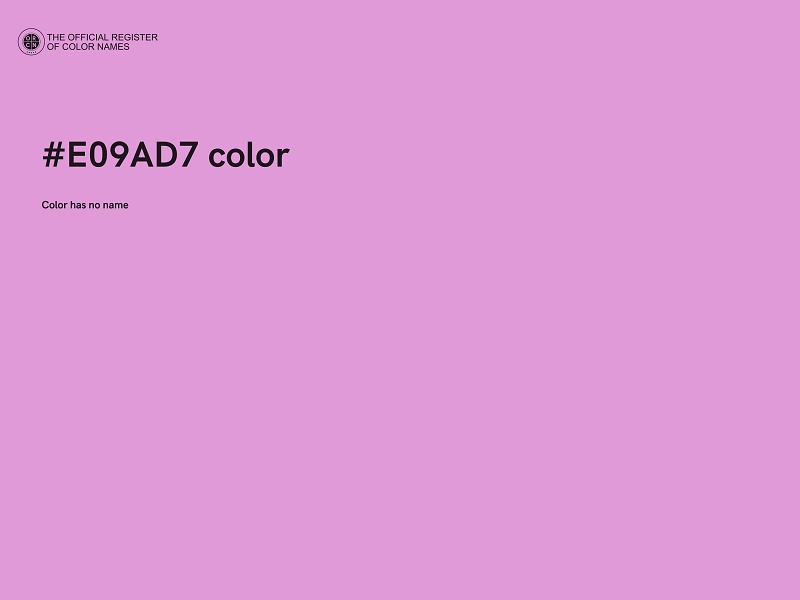#E09AD7 color image