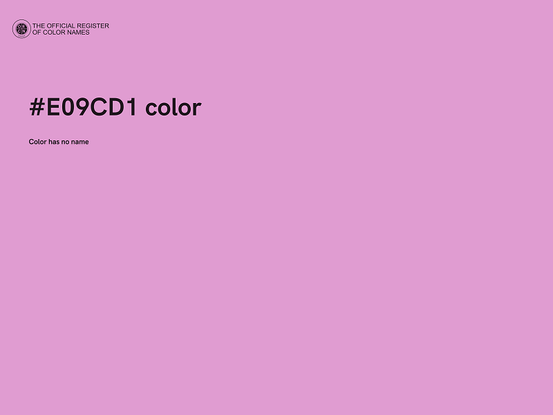 #E09CD1 color image