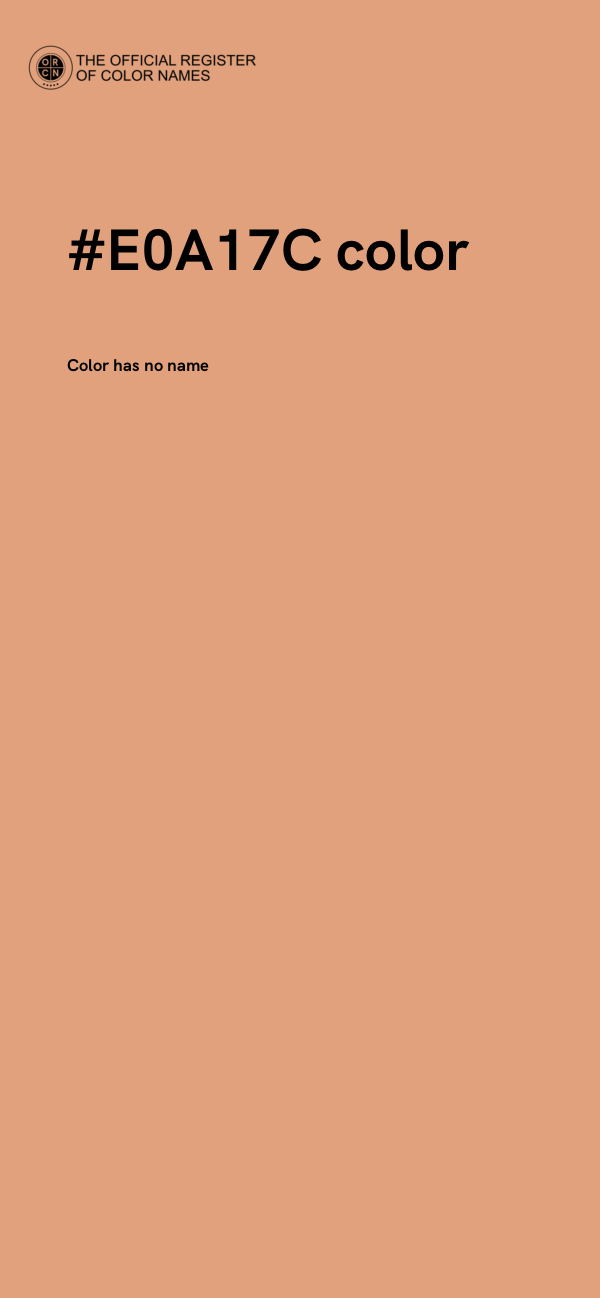 #E0A17C color image