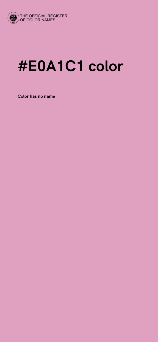 #E0A1C1 color image