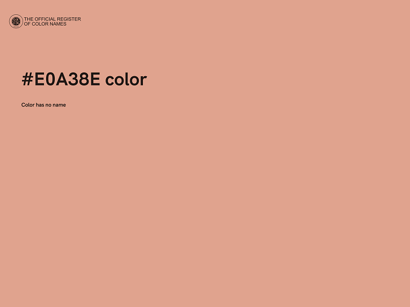 #E0A38E color image