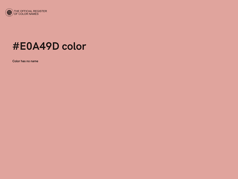 #E0A49D color image