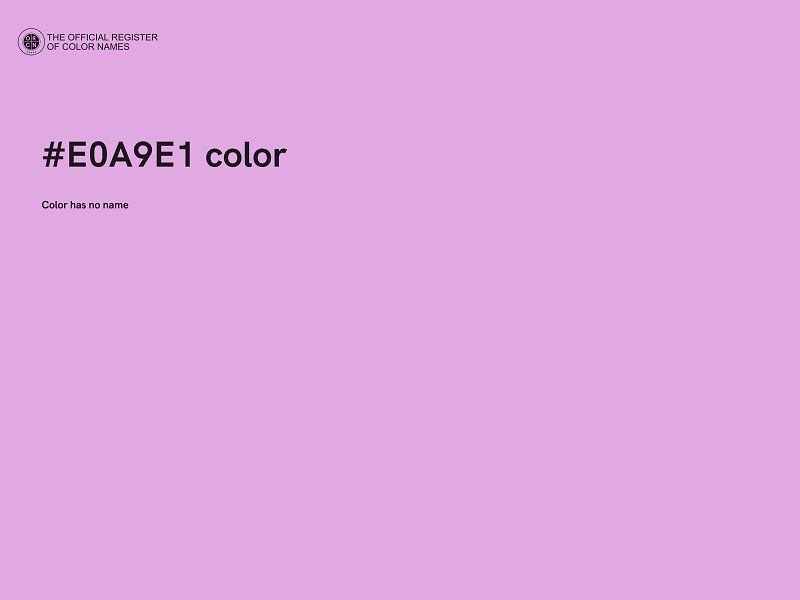 #E0A9E1 color image