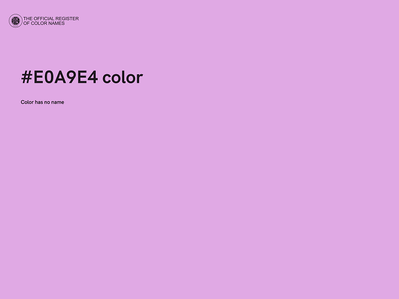 #E0A9E4 color image