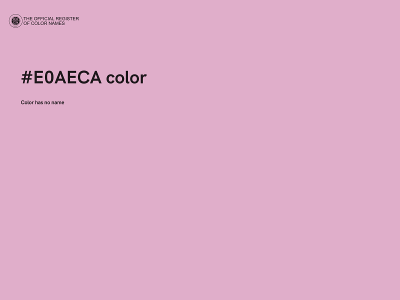 #E0AECA color image