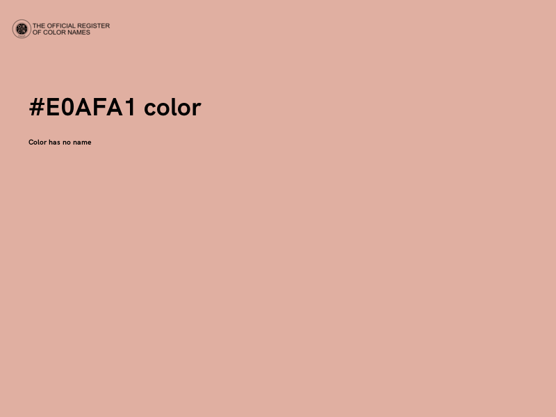 #E0AFA1 color image